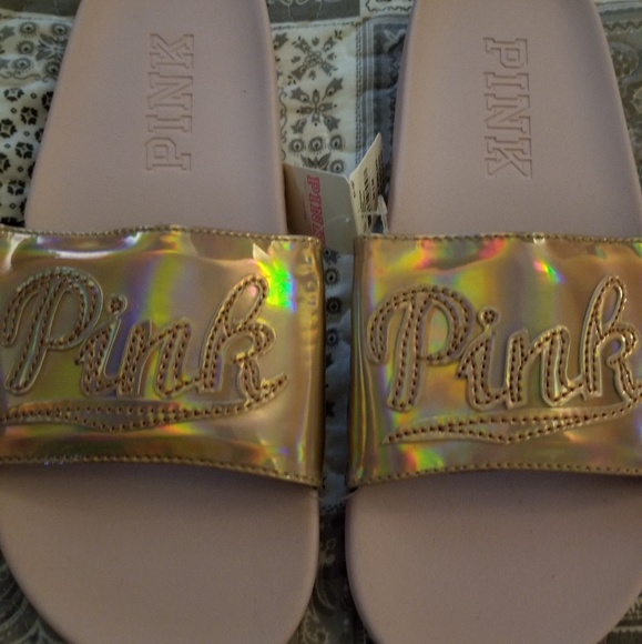 VS Pink Slides - Picture 1 of 3